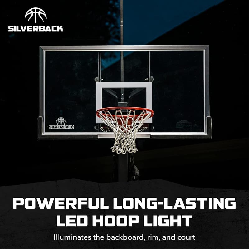 Silverback LED Basketball Hoop Light for In-Ground Goals