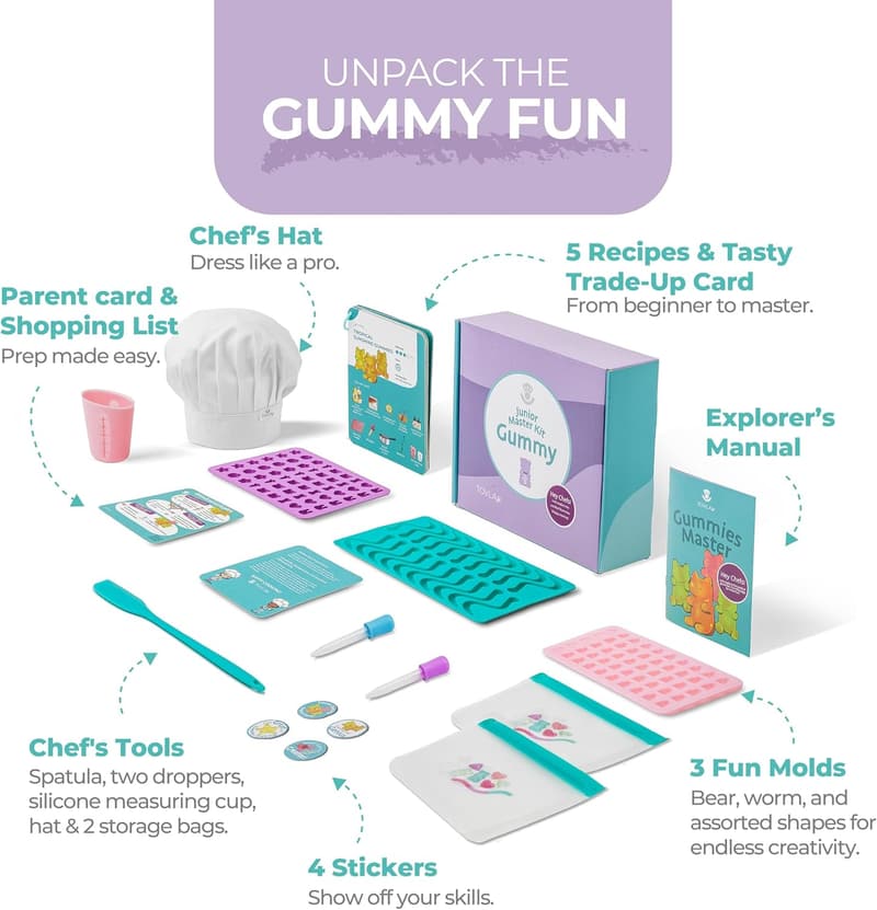 DIY Gummy-Making Kit for Kids - STEM Activity Ages 4+
