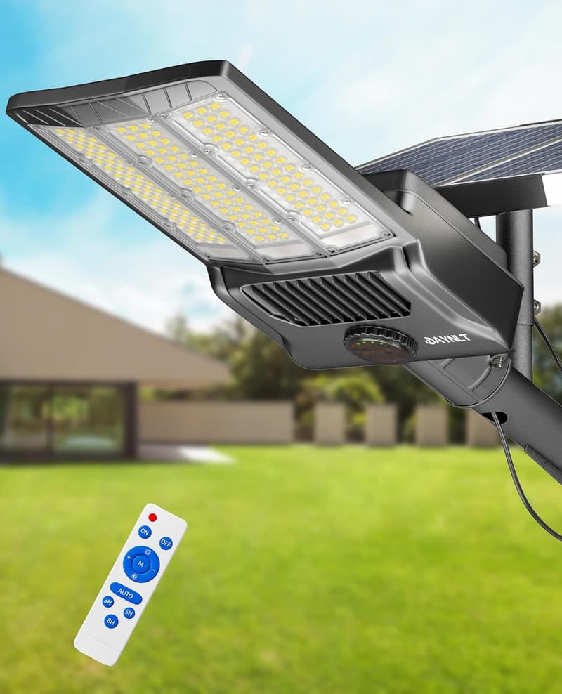 High-Powered 850000LM Solar Street Lights for Outdoor Use