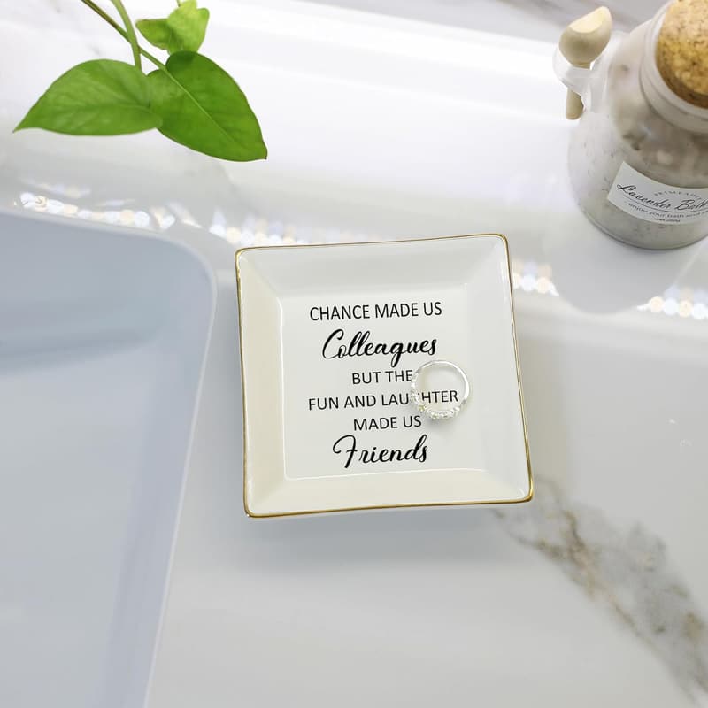 Ceramic Ring Dish Jewelry Tray for Women