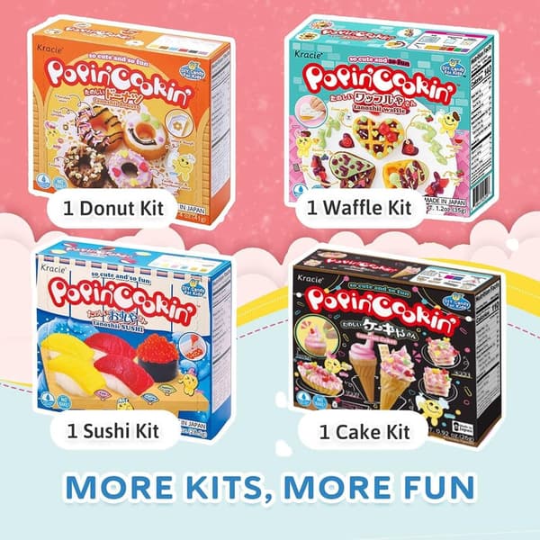 Japanese Candy Making Kit Bundle - 4 Pack DIY Edible Experiments