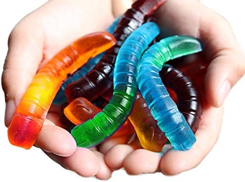 DIY Silicone Gummy Worm Candy Kit for Cake Decoration