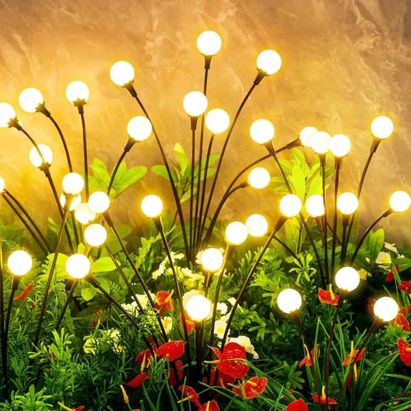 Solar Garden Lights 32LED - Waterproof Outdoor Decor (4-Pack)