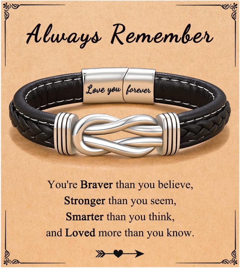 Inspirational Bracelet for Boys - Birthday or Graduation Gift