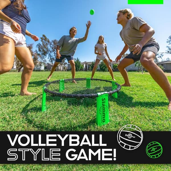 Slammo Game Set: Outdoor Roundnet for All Ages with Carrying Case