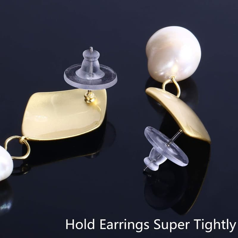 Clear Silicone Earring Back Pairing – 300 PCS Replacement Stoppers