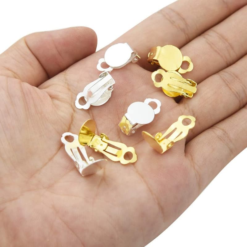 DIY Jewelry Earring Making Set with 200 Flat Back Findings