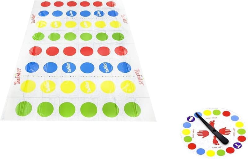 Ultimate Twister Game for Family Parties - Bigger Mat, Alexa-Compatible