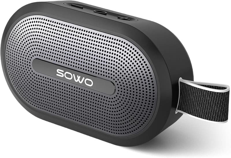 Portable Waterproof Bluetooth Speaker - 24H Playtime, Clip-On