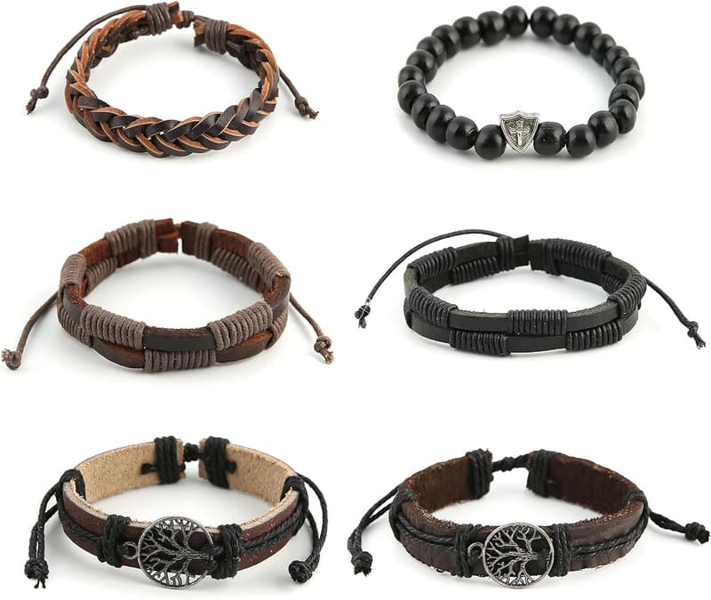 Tree of Life Genuine Leather Bracelet for Men and Women