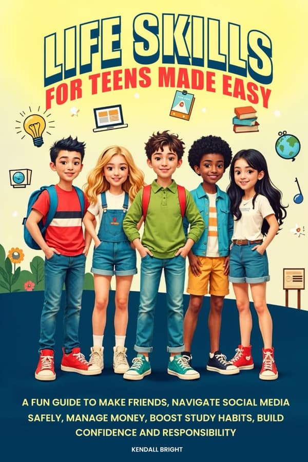 Teen Life Skills Made Easy: A Fun Guide to Build Confidence & Manage Money