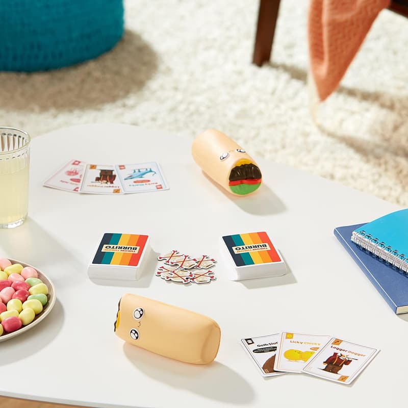 Throw Throw Burrito: Family Dodgeball Card Game, 2-6 Players