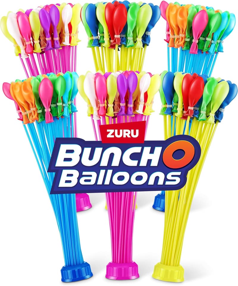 ZURU Bunch O Balloons - 200+ Self-Sealing Water Balloons (6 Pack)