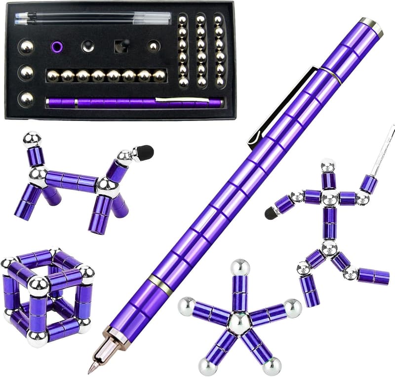 Magnetic Deformable Fidget Pen for Kids & Teens - Birthday Gift