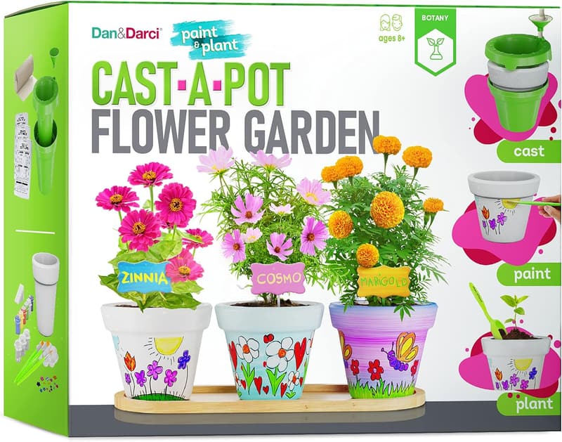 DIY Casting & Gardening Kit for Ages 8-14 - Fun Birthday Gift
