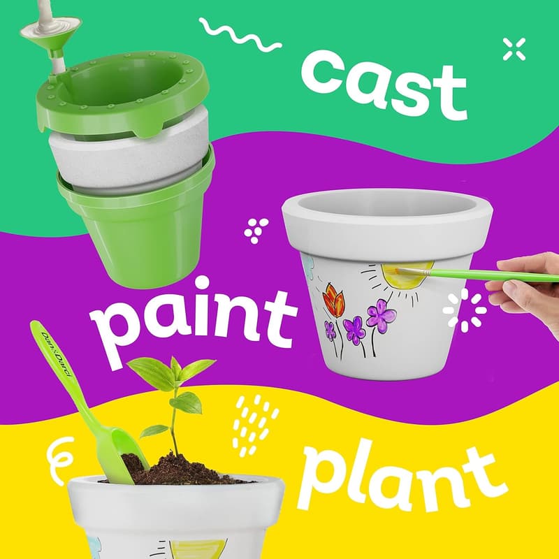 DIY Casting & Gardening Kit for Ages 8-14 - Fun Birthday Gift