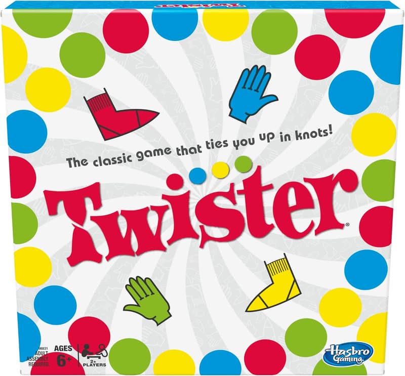 Twister Classic Game – Fun for Kids 6+, Indoor/Outdoor