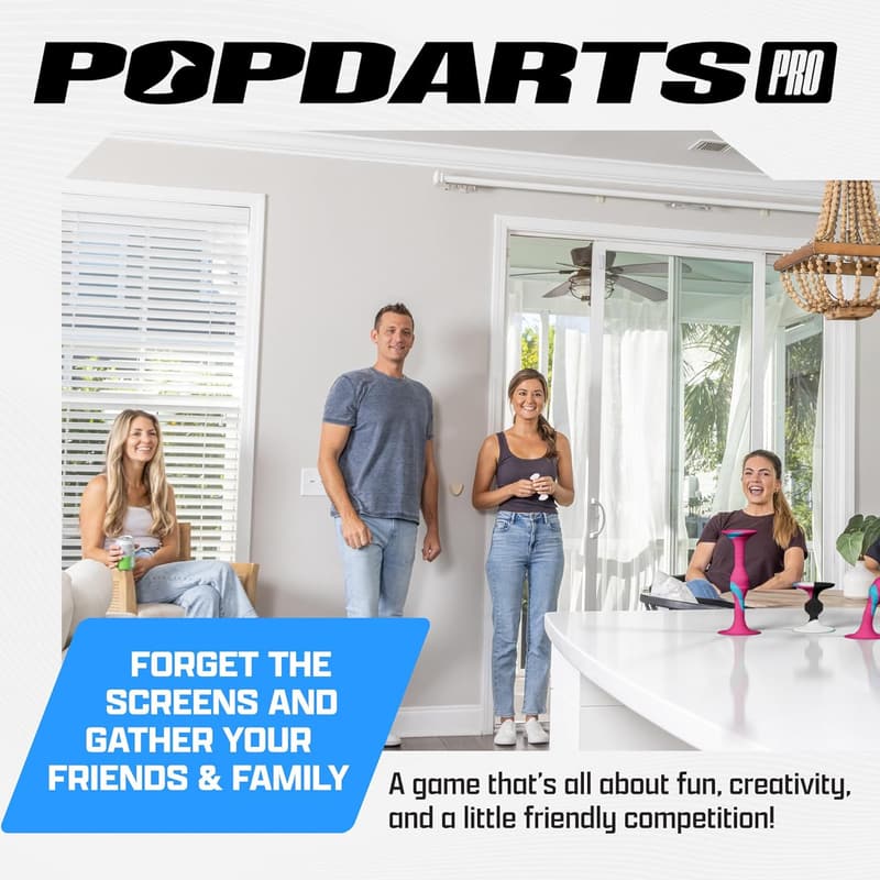 Popdarts PRO Pack Indoor/Outdoor Suction Cup Game Set