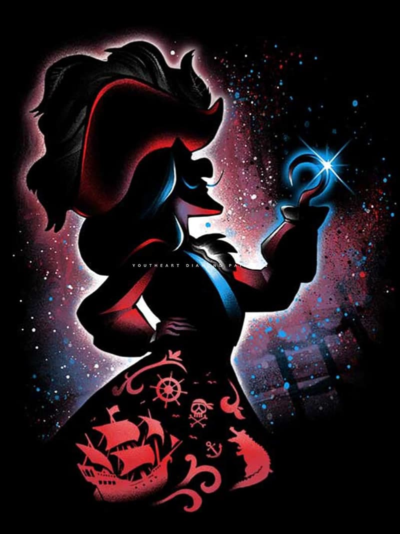 5D Diamond Art Villain Painting Kit for DIY Wall Décor