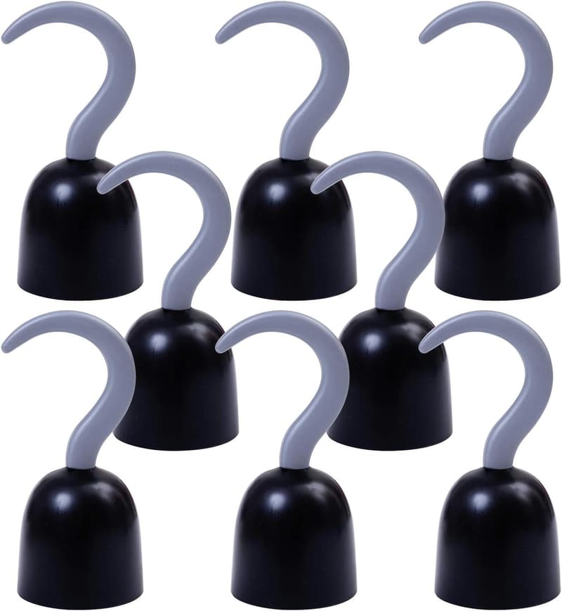 Pirate Costume Hooks - 8-Piece Set for Halloween Parties