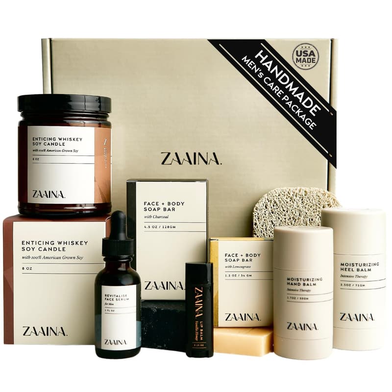 Father's Day Men's Relaxation Spa Gift Set - Handmade Skincare Kit