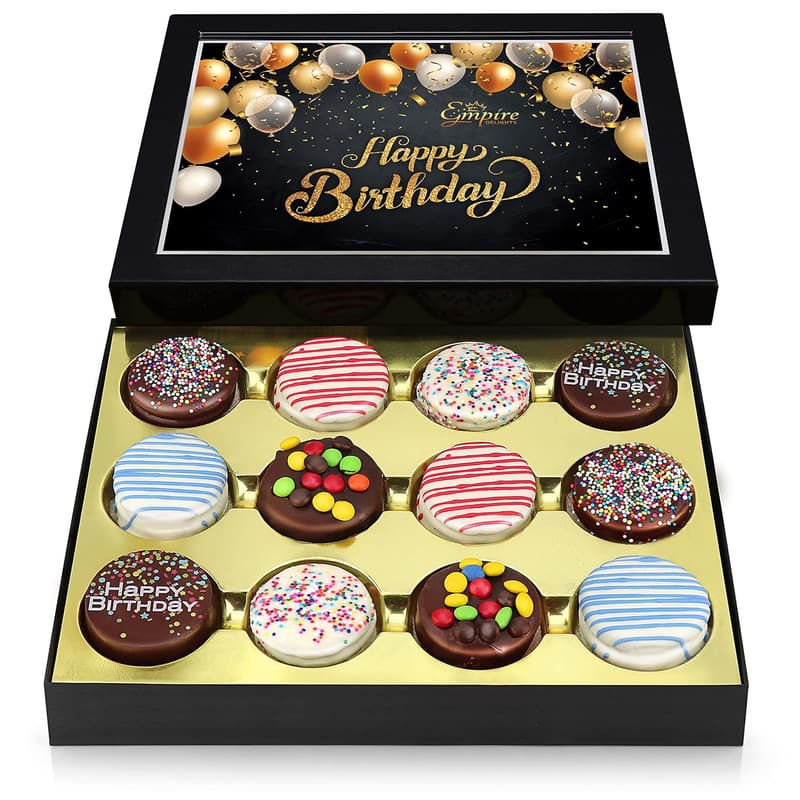 Gourmet Chocolate Birthday Cookies Gift Basket for All