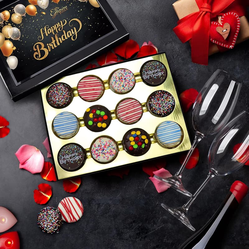 Gourmet Chocolate Birthday Cookies Gift Basket for All