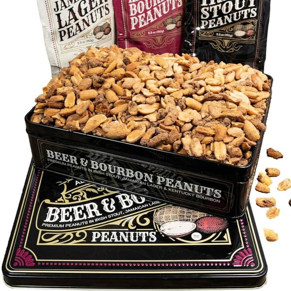 Unique Flavored Peanuts Gift Basket for Men - Birthday Snack