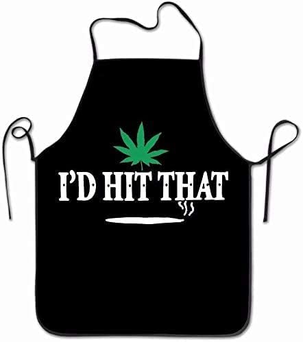 Marijuana Pot Stoner Apron for Adults - Unisex Kitchen Wear