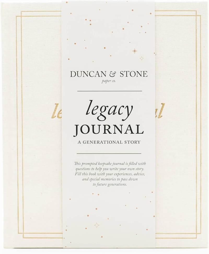 Grandparents Legacy Journal - Ivory Keepsake Book (85 Pages)