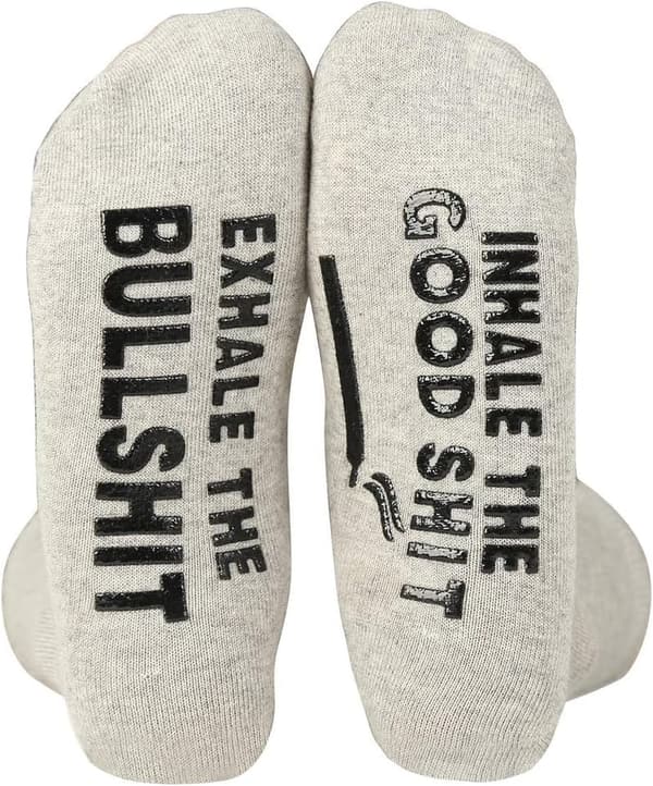 Funny Stoner Socks - Novelty Gift for Men