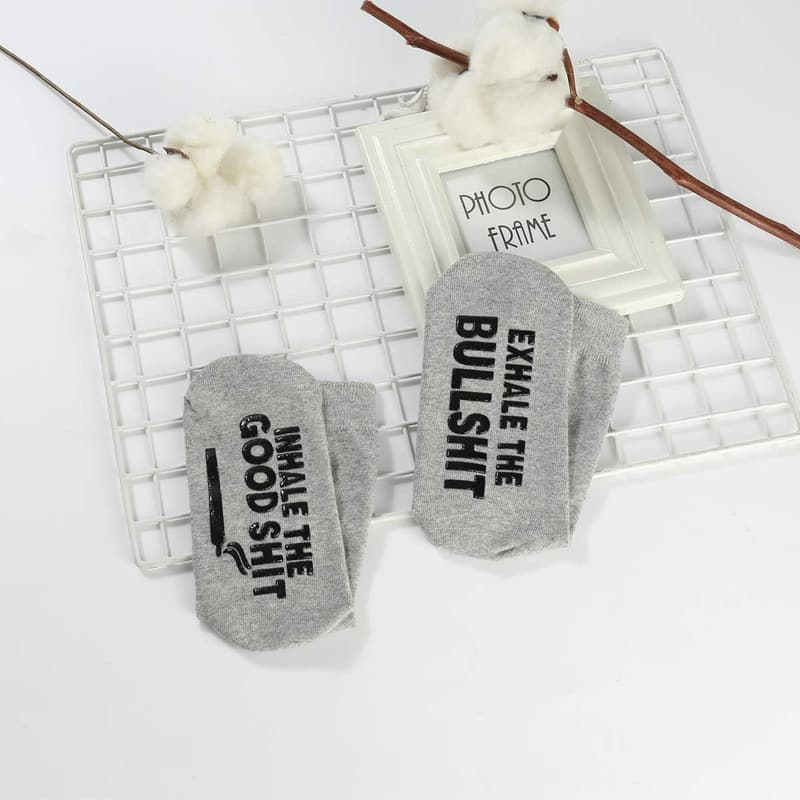 Funny Stoner Socks - Novelty Gift for Men