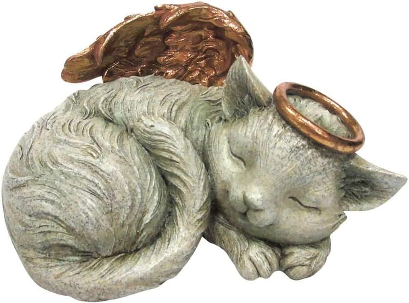 Pet Memorial Angel Cat Cremation Urn - 30 Cubic Inch