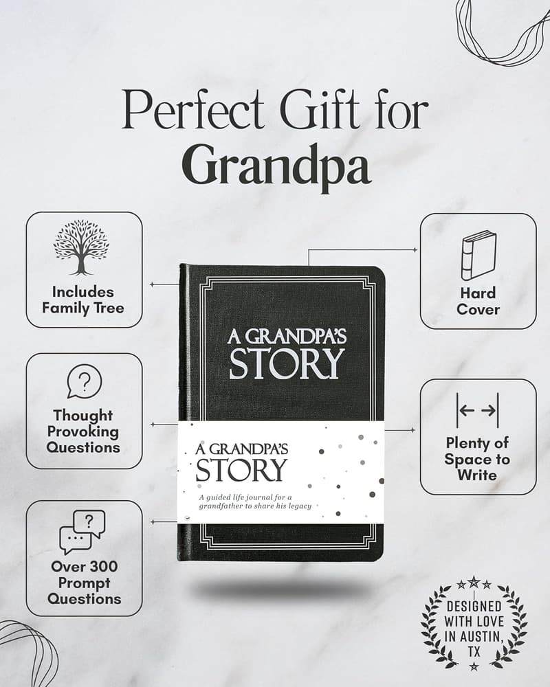 Grandpa's Life Story Journal: Sentimental Keepsake for Fathers