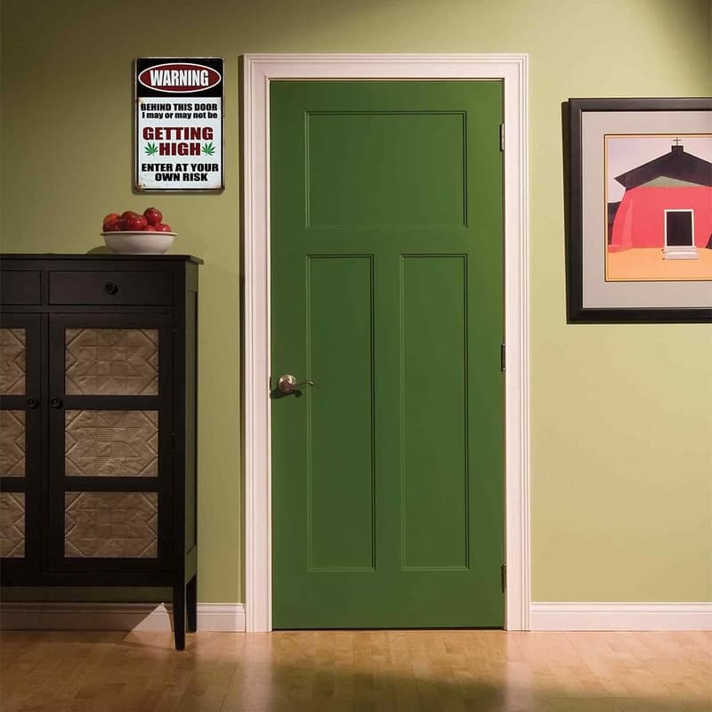 Vintage Marijuana Wall Sign - 12