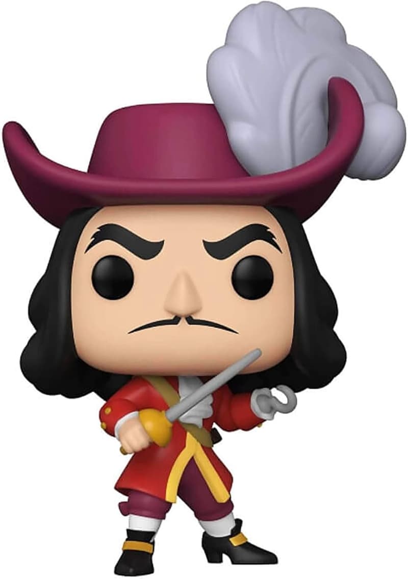 Disney 65th Captain Hook Funko Pop! Figure, 3.75 Inches