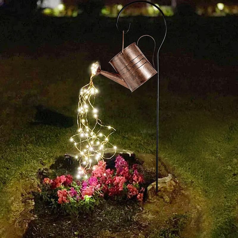 Outdoor Solar Watering Can Lantern for Gardening - Birthday Gift for Women