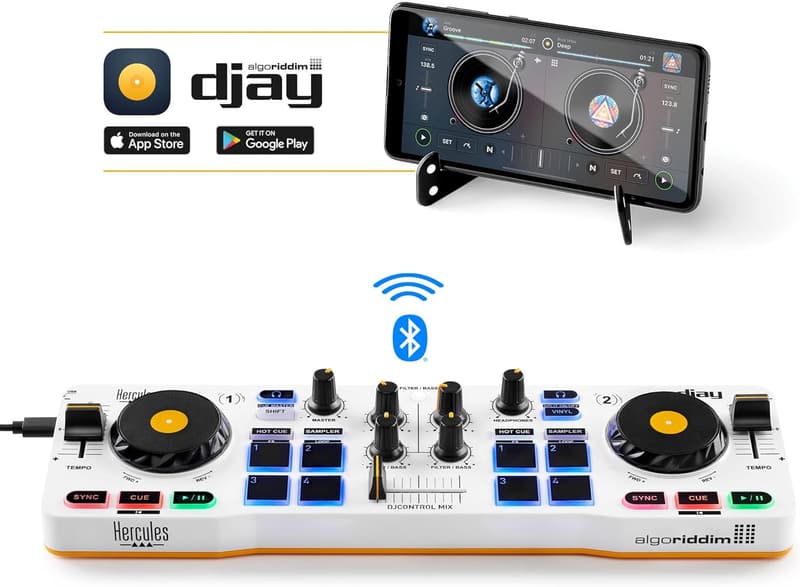 Smartphone DJ Controller - Hercules DJControl Mix