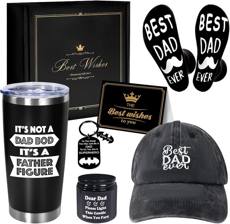 Father's Day Gift Basket for Dad - Unique Birthday Package
