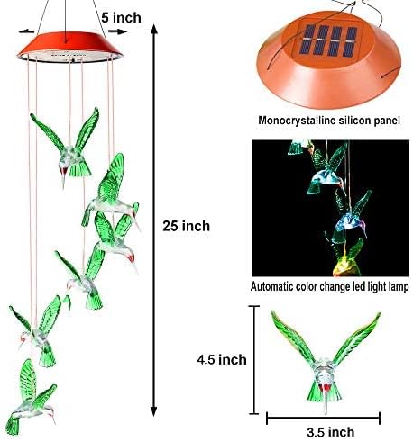 Butterfly Wind Chimes for Garden Decor and Gifts for Women