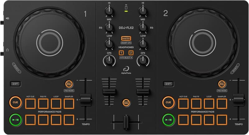 Compact 2-Channel DJ Controller - Pioneer DDJ-FLX2