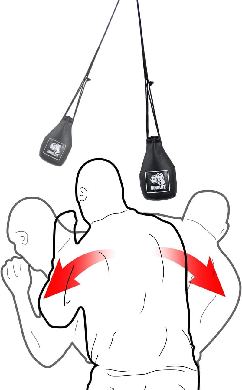 Boxing Reflex Training Speed Bag - Leather Maize Ball