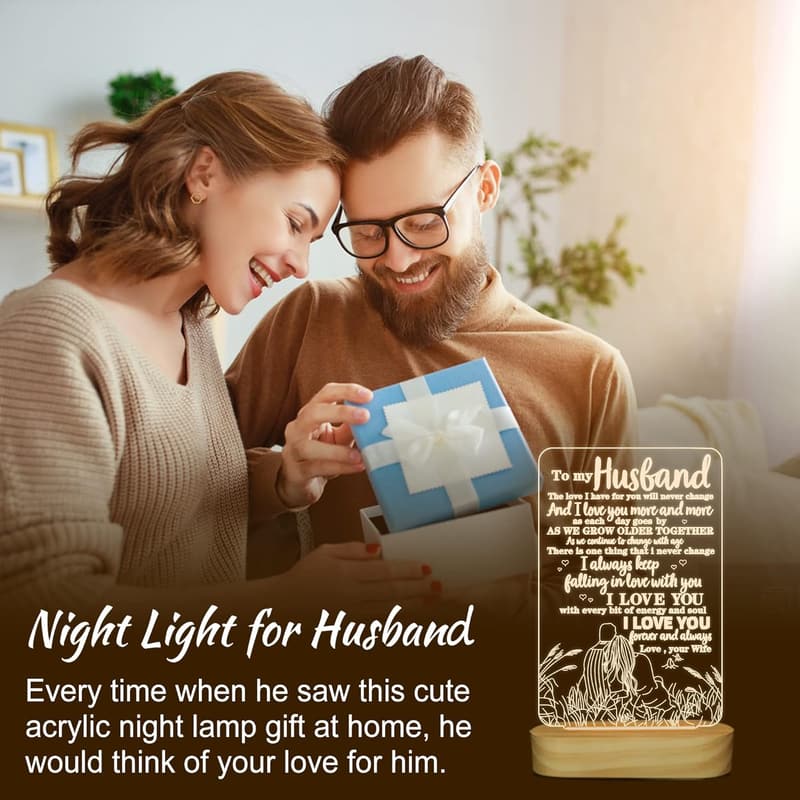 Valentine's Gift: 3D Illusion Lamp for Husband
