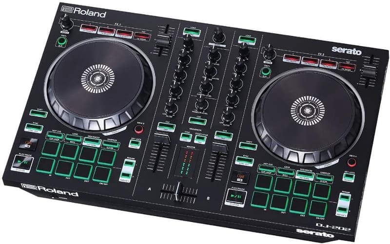 Roland DJ-202 2-Channel DJ Controller with Drum Machine