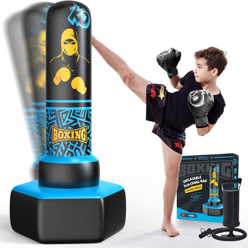 67'' Inflatable Freestanding Punching Bag for Kids
