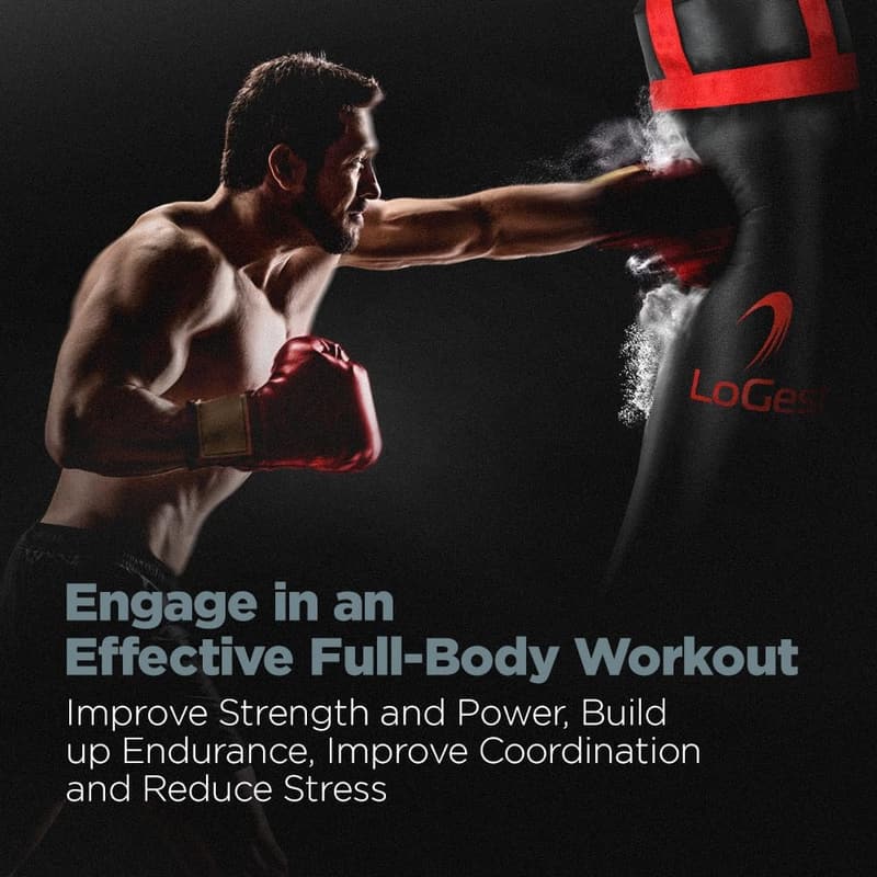 Heavy Punching Bag for MMA & Kickboxing Training - Unfilled