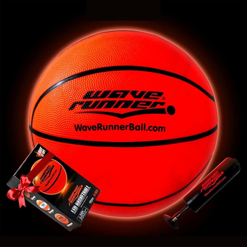 Glow in the Dark Basketball - LED Gift for Teens Ages 8-15