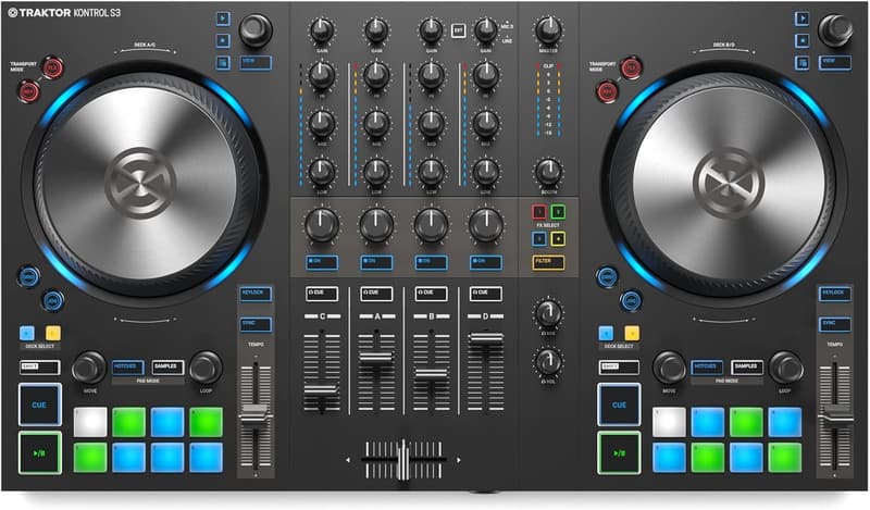 Traktor Kontrol S3 4-Channel DJ Controller