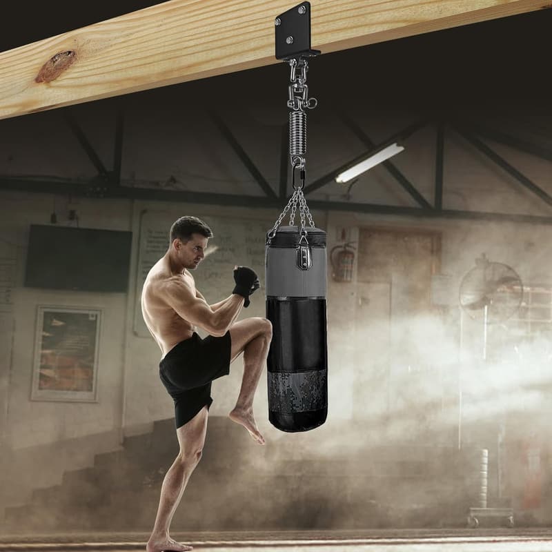 Heavy Bag Hanger Kit with 360° Swivel Hook and Steel Chain
