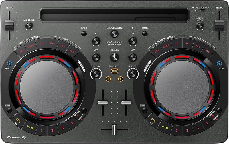 Portable DJ Controller - Pioneer DDJ-WeGO4-K (Black)